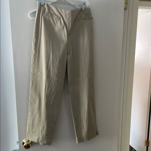 Talbots Tan Capris Lightweight Cotton Relaxed Fit